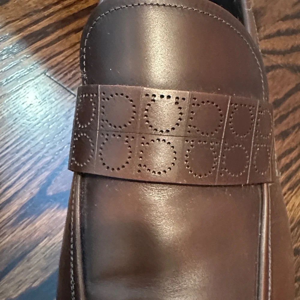 Salvatore Ferragamo Rich Brown Leather Loafers - Picture 3 of 7